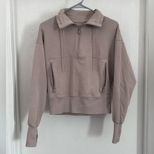Old Navy Active | Taupe Fleece Pullover | Size Small